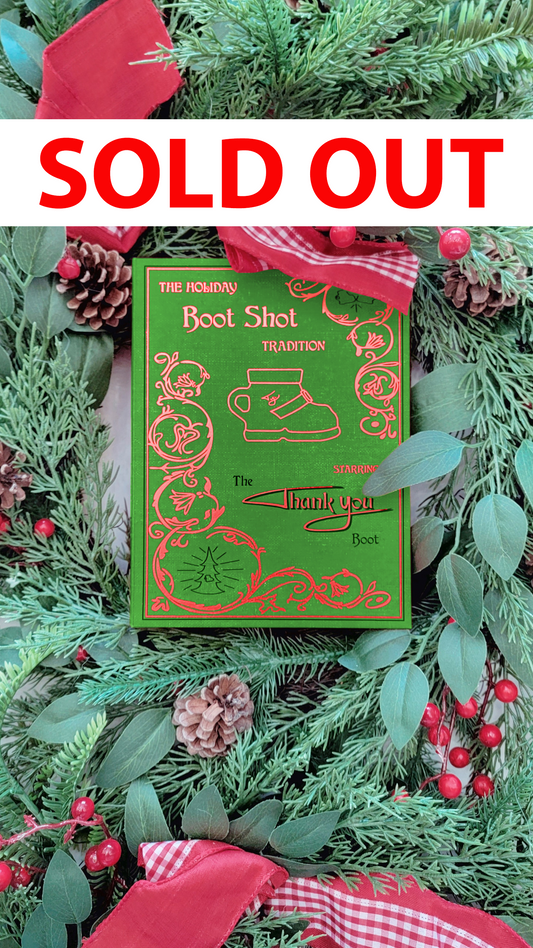 The Holiday Boot Shot Box 2nd Edition - GREEN & RED